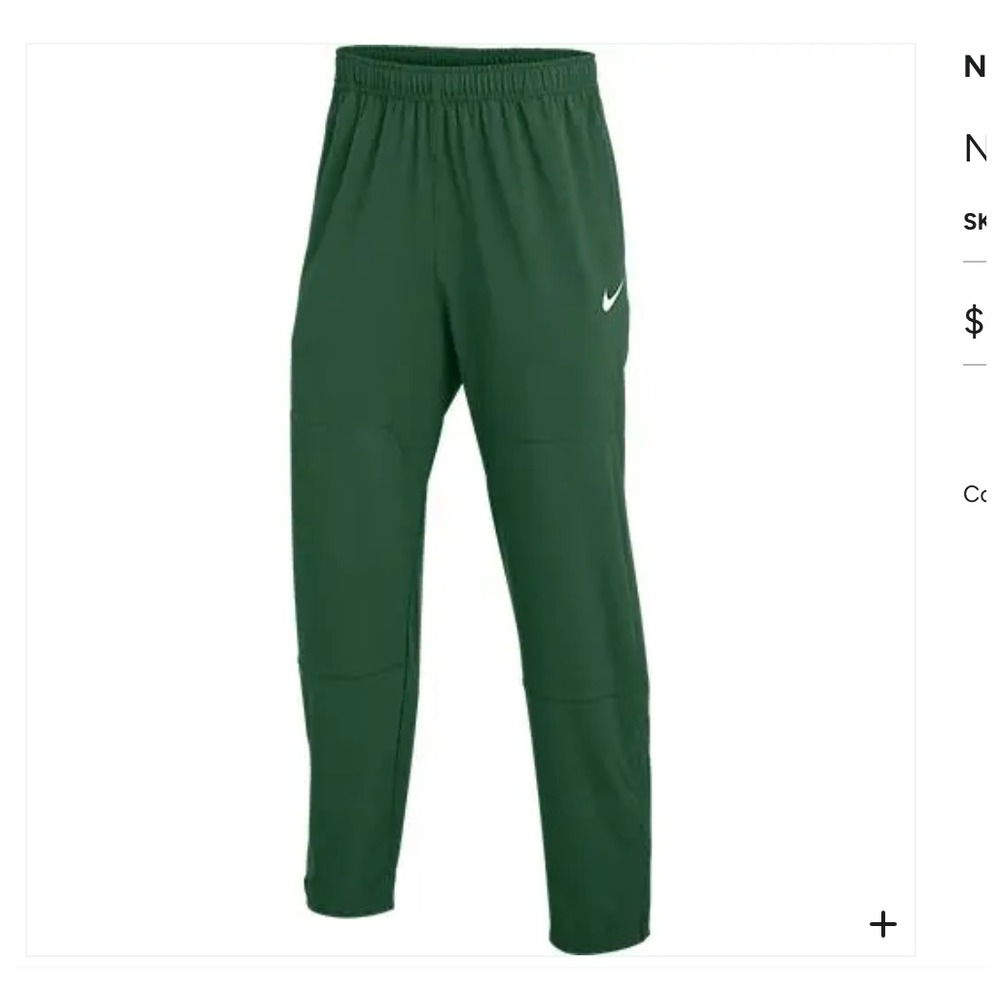 Nike Men's Dry Woven Training Pants Medium Green NWT HF6931-341
